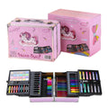 133Pcs Premium Unicorn Themed Kids Painting Kit Briefcase