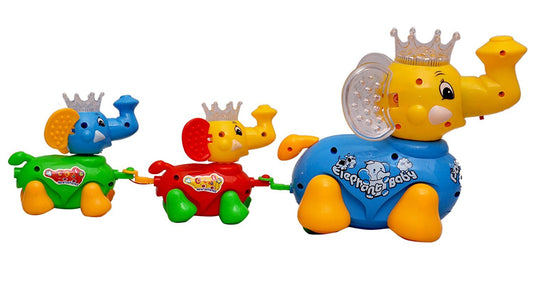 Electronic Amusing Elephant Family