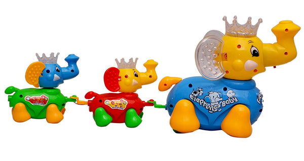 Electronic Amusing Elephant Family