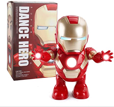 Mini Flexible Dancing Robot - Iron Man