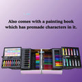 133Pcs Premium Unicorn Themed Kids Painting Kit Briefcase