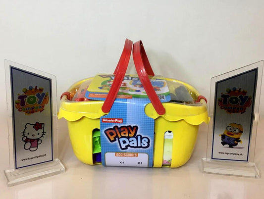 Play Pals Learning Bucket Building Blocks