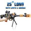 Battery Operated Machine Gun - Laser Light