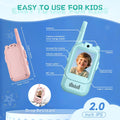 Video Walkie Talkie Set Rechargeable for Kids