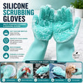 Silicone Scrubbing Gloves – Multi-Purpose Cleaning & Washing Gloves