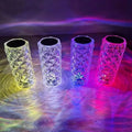 16 Colors Diamond Rose Crystal Touch Lamp