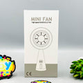 7 Inches Rechargeable Digital Display Cooling Fan With Lights