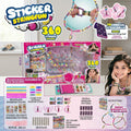 850Pcs DIY Girls Beads Kit & Sticker String Fun