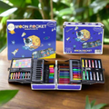 133Pcs Premium Spaceman Themed Kids Painting Kit Briefcase