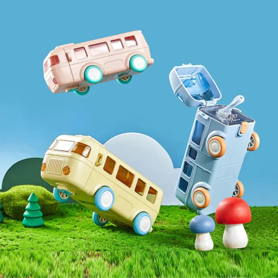 Bus Shape School Water Bottle