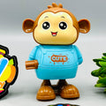 ABS Wind-Up Funny Little Monkey - 1Pc