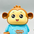 ABS Wind-Up Funny Little Monkey - 1Pc
