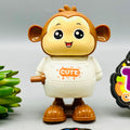 ABS Wind-Up Funny Little Monkey - 1Pc