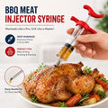 BBQ Meat Injector Syringe: Marinade Injector for Turkey, Chicken & Beef