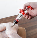 BBQ Meat Injector Syringe: Marinade Injector for Turkey, Chicken & Beef