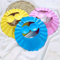 Baby Shower Cap with Ear Protection Adjustable Waterproof Shampoo Hat for Kids Bath Time