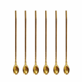 Bar Spoon Set Long Handle Cocktail Mixing Spoon Premium Stainless Steel Bartender Tool for Home Bar