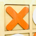 Classical Wooden Tic-Tac-Toe Game
