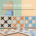 Classical Wooden Tic-Tac-Toe Game
