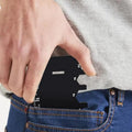Stainless Steel Credit Card Multitool with Phone Stand