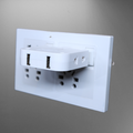 4 in 1 Extension and Charger 180 degree with 2 USB ports
