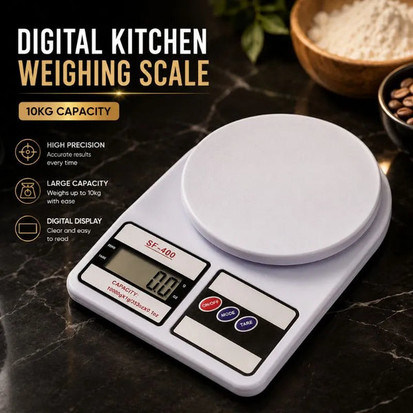 Digital Kitchen Weighing Scale – 10kg Capacity