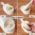 Dumpling Maker / Samosa Maker – 2-in-1 Dumpling Press & Wrapper Cutter