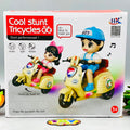 Electric Girl Stunt Tricycle With Light & Music