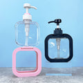 Empty Lotion Pump Bottle Square Plastic Shampoo Body Wash Dispenser