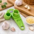 2-in-1 Garlic & Ginger Mini Grater – Easy Press Kitchen Grinder