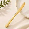 Gold Butter Knife – Premium Stainless Steel Spreader (1 Piece)