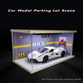 1:24 HKS Car Garage With Clear Acrylic Cover