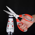 Heavy Duty Stainless Steel Kitchen Scissors, Bottle Opener & Nut Cracker
