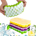 Honeycomb Silicone Ice Cube Tray with Lid