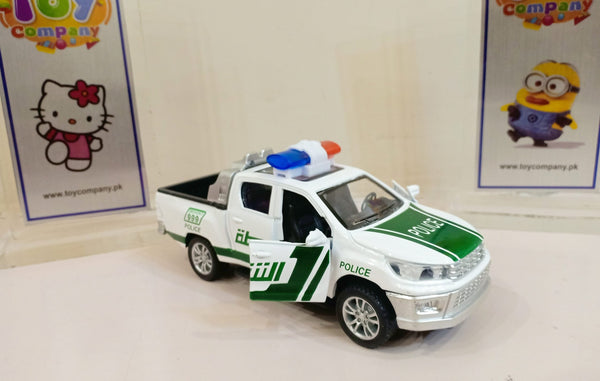 Diecast Police Pickup Truck