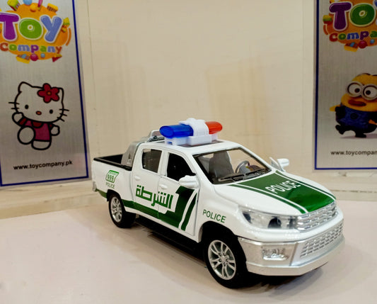 Diecast Police Pickup Truck