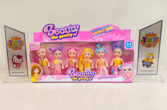The Pretty Princess Doll Collection Set of 6