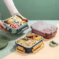 Kids Lunch Box 304 Stainless Steel Bento Food Container with Compartments