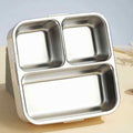 Kids Lunch Box 304 Stainless Steel Elephant Cartoon Bento Box with Compartments