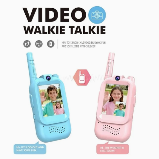 Kids 2Pcs Rechargeable Video Walkie Talkie