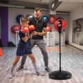 Kids Adjustable Height Boxing Game Stand