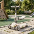 Kids Cloud Design Seat Scooter With Light & Music - White