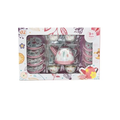 14Pcs Kids Flamingo Metal Tea Set