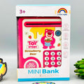 Kids Strawberry Bear Themed Fingerprint & Password Unlock ATM