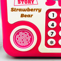Kids Strawberry Bear Themed Fingerprint & Password Unlock ATM