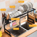 Kitchen Storage Shelf Over the Sink - Open Multi-Layer Organizer