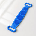 Long Handle Silicone Bath Brush with Strap – Back Scrubber & Body Massager