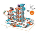 123Pcs DIY Manual Track x Drive Car Track Set