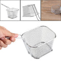 Mini Stainless Steel Fry Basket - Restaurant-Style Snack Serving Basket