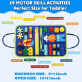Montessori Kids Multi-functional Activity Busy Book - Blue